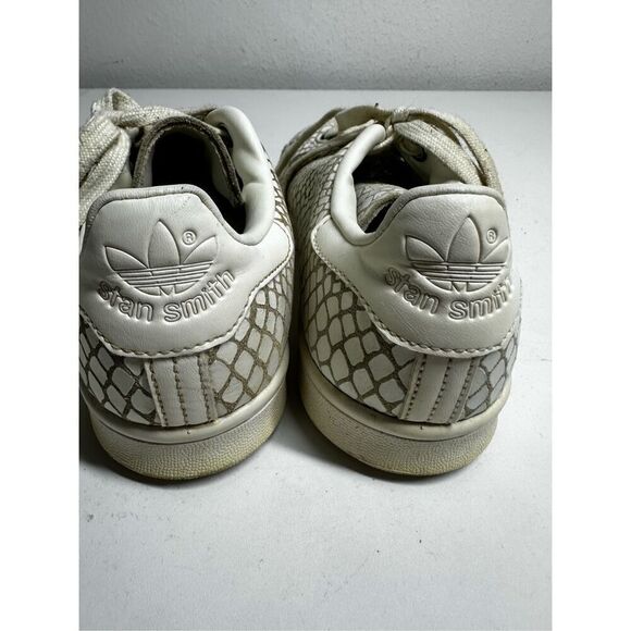 Adidas Stan Smith Trainer White Snakeskin Unisex Size 6 2015 S75136 Sneakers - Picture 3 of 9